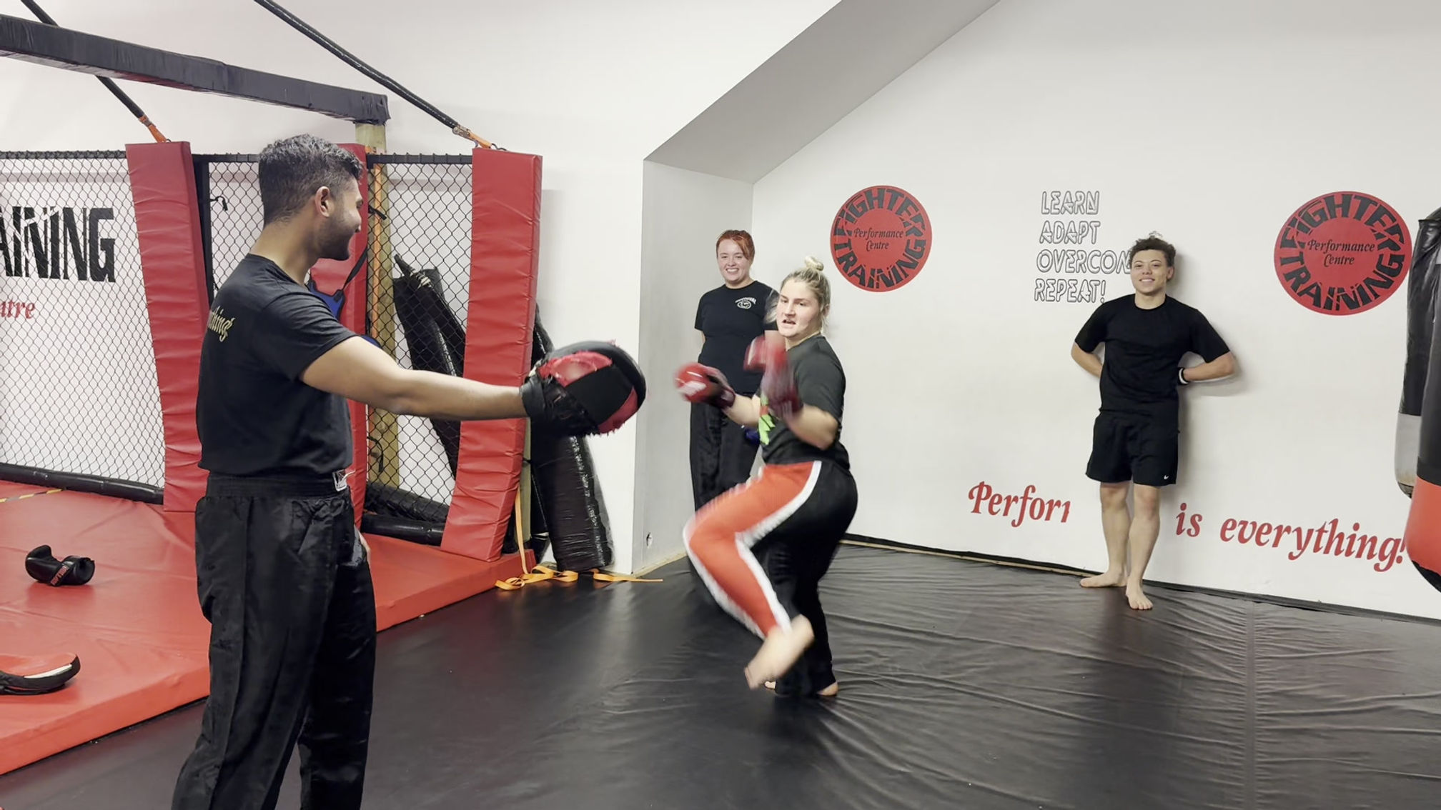 Kickboxing point fighting fun